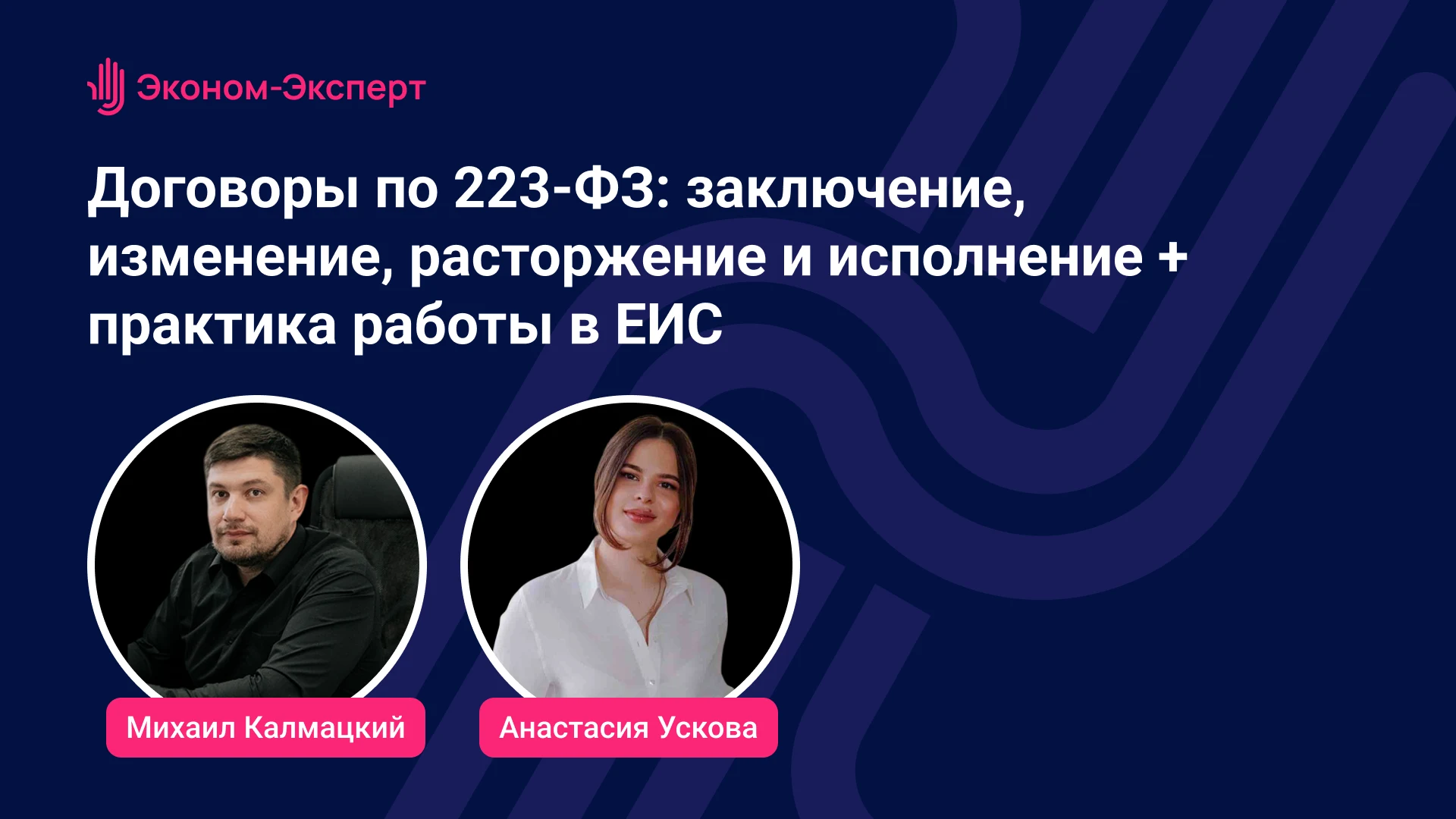 Договоры по 223-ФЗ: заключение, изменение, расторжение и исполнение + практика работы в ЕИС — 13 августа 2026 года